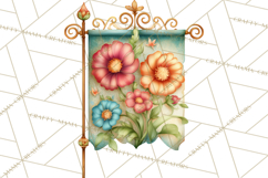 Spring Garden Clipart, Garden Tools Clip Art PNG, Watercolor Product Image 5