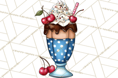 4th of July Retro Diner Clipart, Patriotic Americana Diner Product Image 5