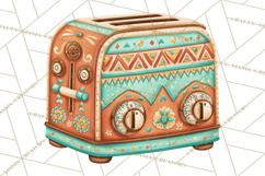 Southwestern Kitchen Clipart, Desert Kitchen Appliances PNG Product Image 5