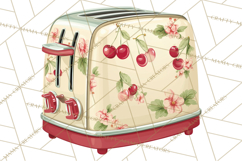 Farmhouse Cherry Kitchen Clipart, Rustic Cherry Kitchen Png Product Image 2