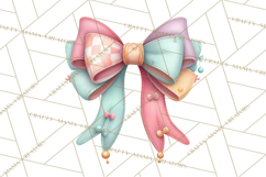 Pastel Retro 90s PNG, Cute Aesthetic Clipart, Checkerboard Product Image 4