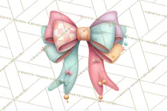 Pastel Retro 90s PNG, Cute Aesthetic Clipart, Checkerboard Product Image 4