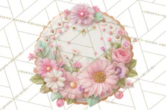 Sweet Treats Bakery Clipart, Pastel Dessert Clip Art Png Product Image 4
