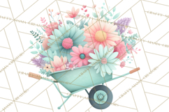 Spring Garden Tools Clipart, Cute Gardening Tools PNG Product Image 3