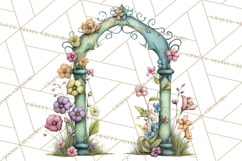 Spring Garden Clipart, Garden Tools Clip Art PNG, Watercolor Product Image 4