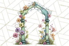 Spring Garden Clipart, Garden Tools Clip Art PNG, Watercolor Product Image 4