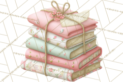 Pink Romantic Letter Clipart, Love Notes Clip Art PNG Product Image 5