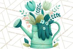 Spring Garden Tools Clipart, Cute Gardening Tools PNG Product Image 5