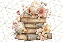 Vintage Easter Props Clipart PNG, Easter Eggs Printable Product Image 5