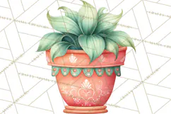 Spring Garden Clipart, Garden Tools Clip Art PNG, Watercolor Product Image 5