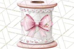 Parisian Coquette Accessories PNG, Girly Clipart, Pastel Product Image 2