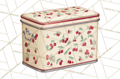 Farmhouse Cherry Kitchen Clipart, Rustic Cherry Kitchen Png Product Image 2