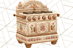 Southwestern Kitchen Clipart, Desert Kitchen Appliances PNG Product Image 3