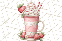 Valentine Dinosaur Clipart Cute T-Rex Sublimation PNG Love Product Image 3