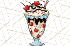 4th of July Retro Diner Clipart, Patriotic Americana Diner Product Image 3
