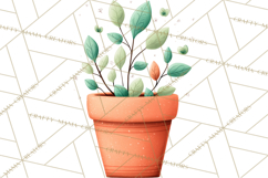 Spring Garden Tools Clipart, Cute Gardening Tools PNG Product Image 3