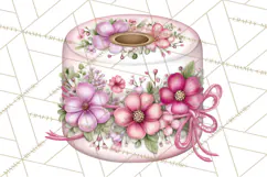 Parisian Coquette Accessories PNG, Girly Clipart, Pastel Product Image 3