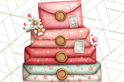 Valentine Dinosaur Clipart Cute T-Rex Sublimation PNG Love Product Image 4