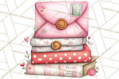 Valentine Dinosaur Clipart Cute T-Rex Sublimation PNG Love Product Image 5