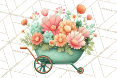 Spring Garden Tools Clipart, Cute Gardening Tools PNG Product Image 5