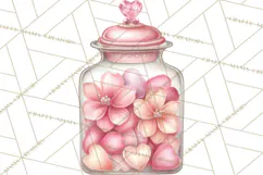 Parisian Coquette Accessories PNG, Girly Clipart, Pastel Product Image 5