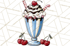 4th of July Retro Diner Clipart, Patriotic Americana Diner Product Image 2