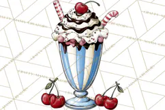 4th of July Retro Diner Clipart, Patriotic Americana Diner Product Image 2
