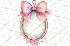 Parisian Coquette Accessories PNG, Girly Clipart, Pastel Product Image 2