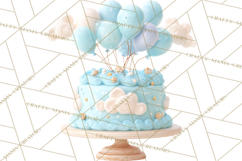 Cartoon Birthday Cake Clipart, Cute Realistic Cake PNG Product Image 4