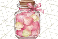 Parisian Coquette Accessories PNG, Girly Clipart, Pastel Product Image 4