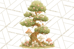 Whimsical Trees Clipart, Woodland Forest PNG, Wooden Png Product Image 5