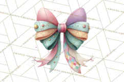 Pastel Retro 90s PNG, Cute Aesthetic Clipart, Checkerboard Product Image 5