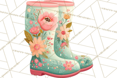 Spring Garden Tools Clipart, Cute Gardening Tools PNG Product Image 5