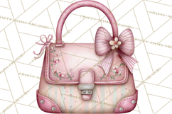 Parisian Coquette Accessories PNG, Girly Clipart, Pastel Product Image 2