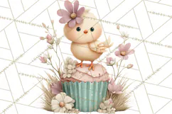 Springtime Baby Animal Clipart PNG, Cute Tea Party Bunnies Product Image 2