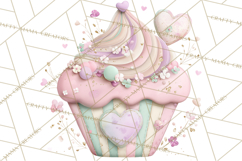 Valentine Picnic Party Clipart, Pink Heart Picnic PNG Product Image 5