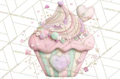 Valentine Picnic Party Clipart, Pink Heart Picnic PNG Product Image 5