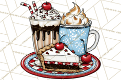 4th of July Retro Diner Clipart, Patriotic Americana Diner Product Image 2