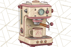 Farmhouse Cherry Kitchen Clipart, Rustic Cherry Kitchen Png Product Image 2