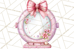 Parisian Coquette Accessories PNG, Girly Clipart, Pastel Product Image 4