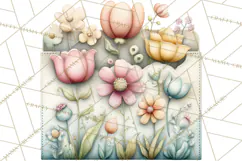 Spring Garden Clipart, Garden Tools Clip Art PNG, Watercolor Product Image 5