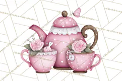 Parisian Coquette Accessories PNG, Girly Clipart, Pastel Product Image 5