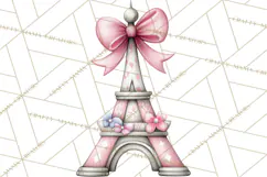 Parisian Coquette Accessories PNG, Girly Clipart, Pastel Product Image 2