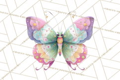 Pastel Retro 90s PNG, Cute Aesthetic Clipart, Checkerboard Product Image 2