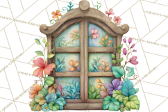 Spring Garden Clipart, Garden Tools Clip Art PNG, Watercolor Product Image 3