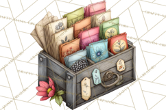 Spring Garden Clipart, Garden Tools Clip Art PNG, Watercolor Product Image 4