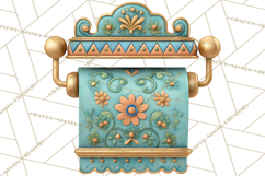 Southwestern Kitchen Clipart, Desert Kitchen Appliances PNG Product Image 5
