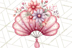 Parisian Coquette Accessories PNG, Girly Clipart, Pastel Product Image 5