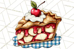 4th of July Retro Diner Clipart, Patriotic Americana Diner Product Image 4
