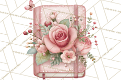 Parisian Coquette Accessories PNG, Girly Clipart, Pastel Product Image 5